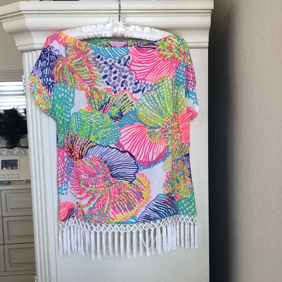 Lilly Pulitzer Tops - EUC Lilly Pulitzer Caftan Top XS/S